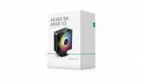 Охладител за процесор DeepCool AG400 Black ARGB V2 CPU Cooler