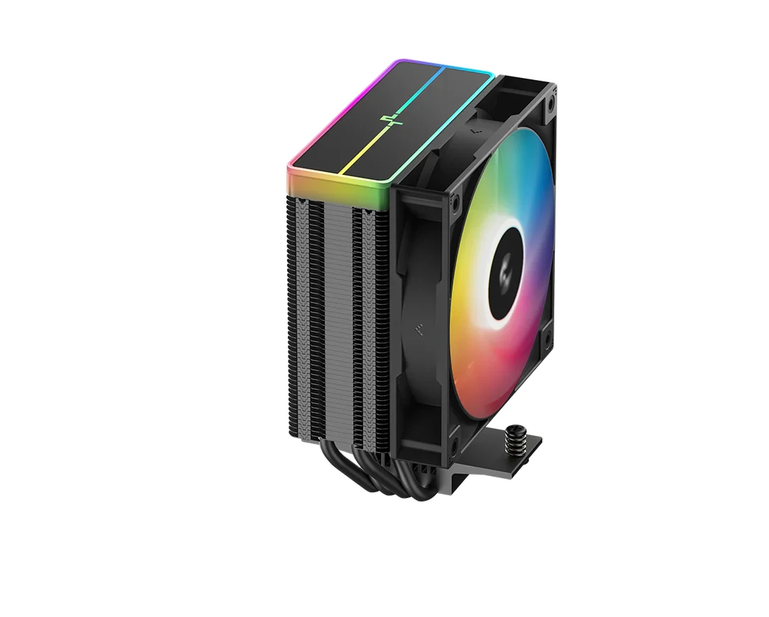 Охладител за процесор DeepCool AG400 Black ARGB V2 CPU Cooler