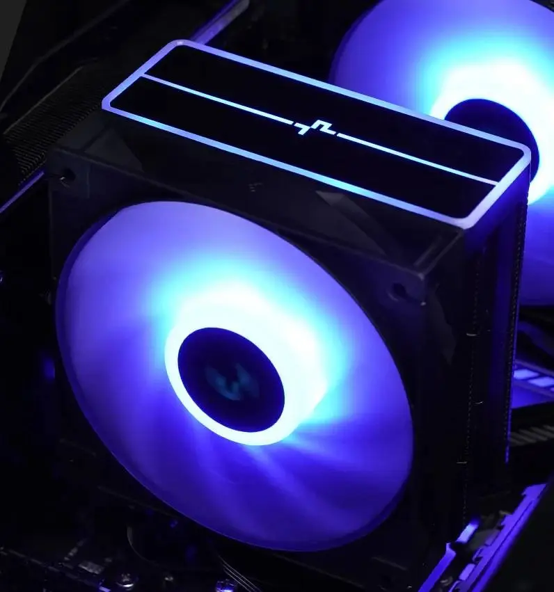 Охладител за процесор DeepCool AG400 Black ARGB V2 CPU Cooler