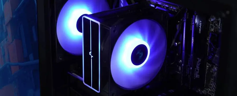 Охладител за процесор DeepCool AG400 Black ARGB V2 CPU Cooler