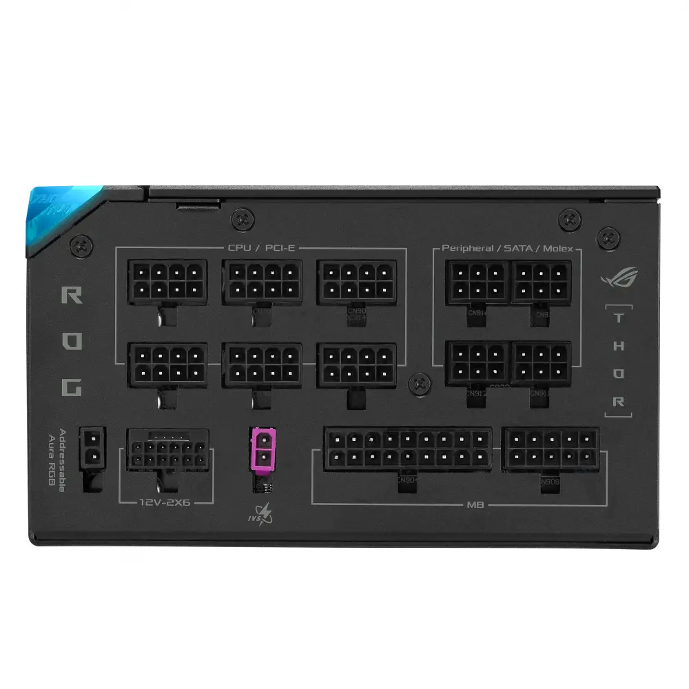 Захрнаване ASUS ROG THOR III 1200W 80 Plus Platinum ATX 3.1, PCIe 5.1, Fully Modular - 90YE00V2-B0NA00