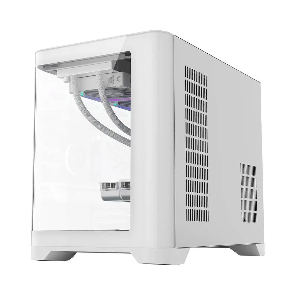Кутия 1stPlayer UV6 White Case mATX