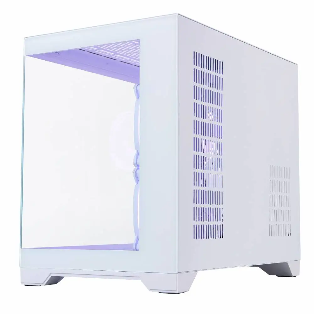 Кутия 1stPlayer MV6-TP White Case mATX - 3 fans included