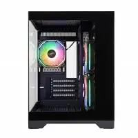 Кутия 1stPlayer MV6-TP Black Case mATX - 3 fans included