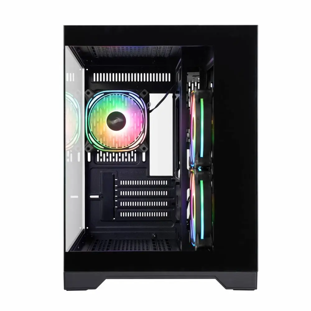 Кутия 1stPlayer MV6-TP Black Case mATX - 3 fans included