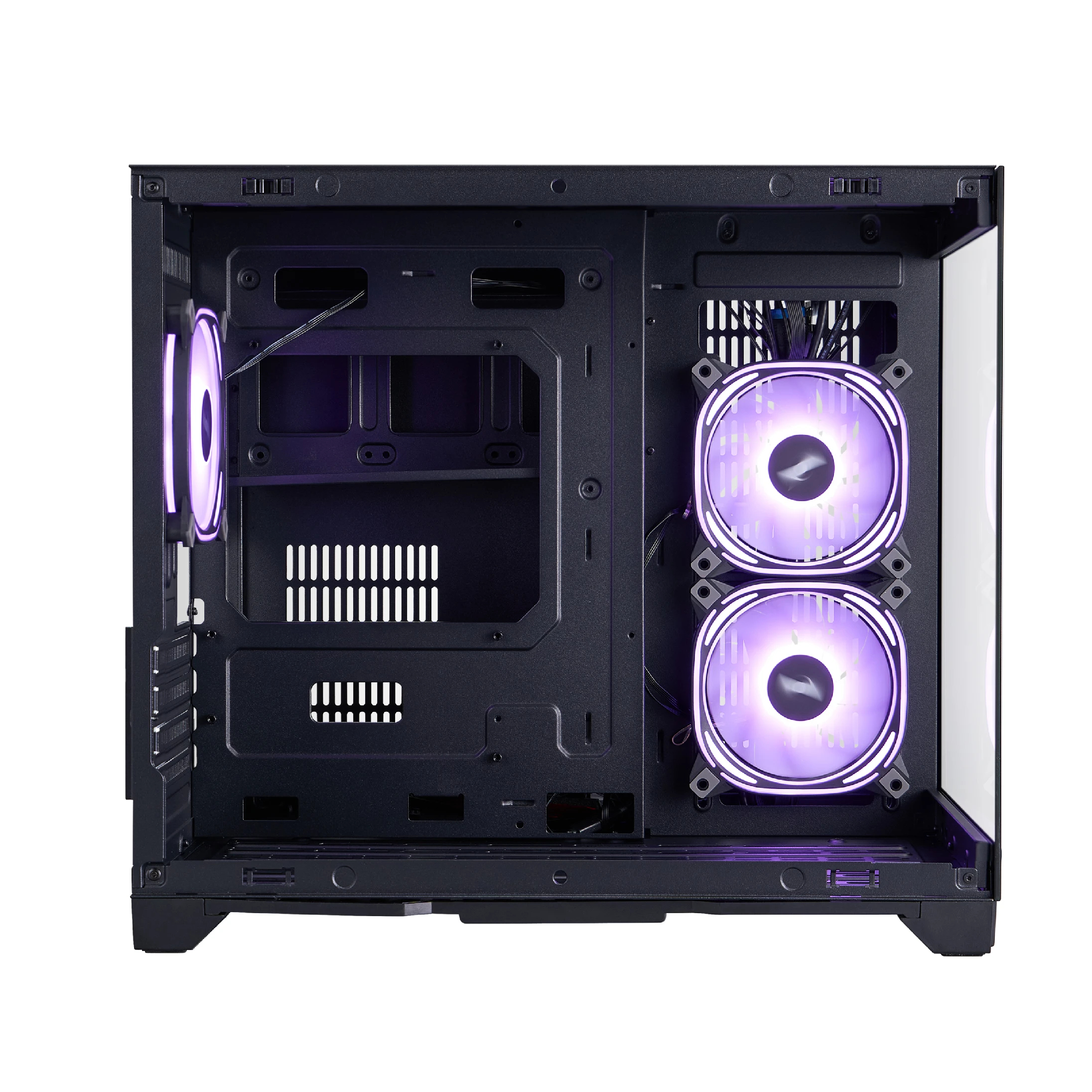 Кутия 1stPlayer MV6-TP Black Case mATX - 3 fans included