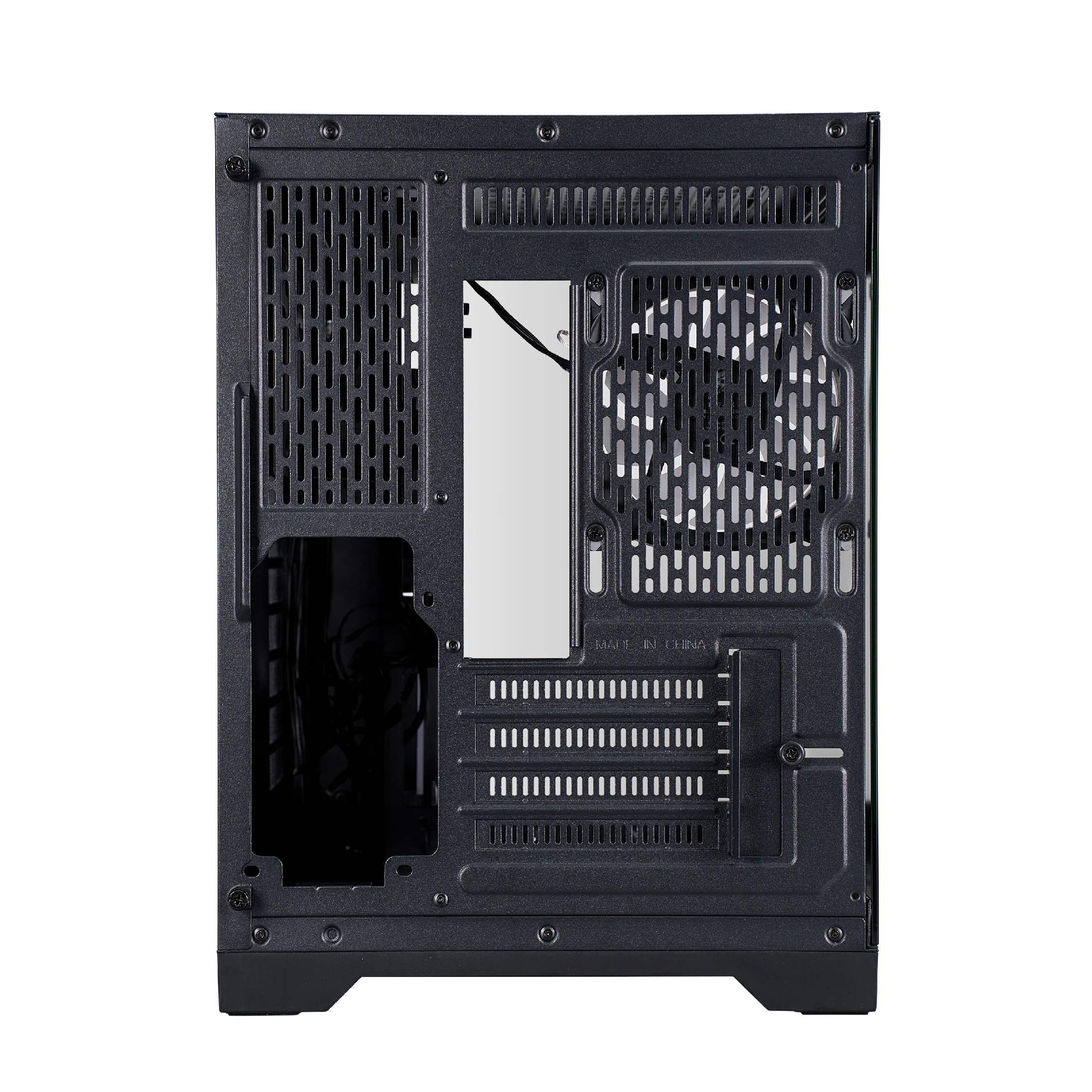 Кутия 1stPlayer MV6-TP Black Case mATX - 3 fans included