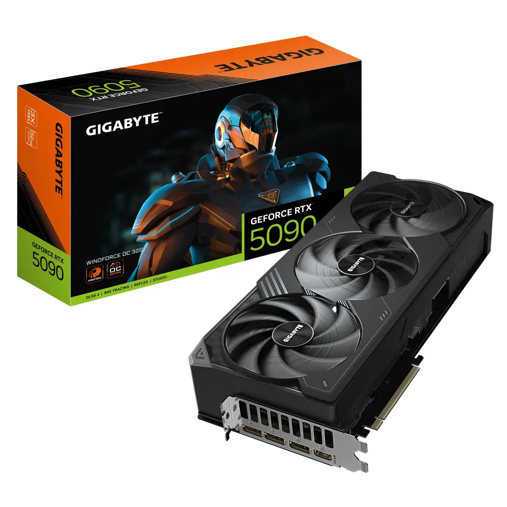 Видео карта Gigabyte GeForce RTX 5090 WINDFORCE OC 32GB GDDR7
