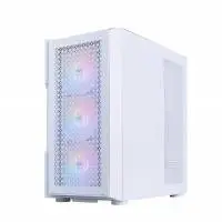 Кутия 1stPlayer TRILOBITE T7 White Case ATX - 4 fans included