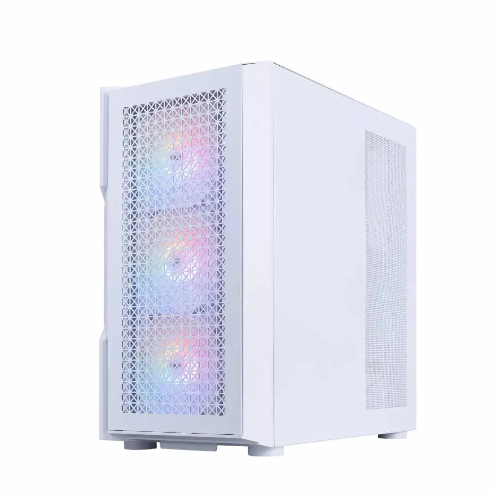 Кутия 1stPlayer TRILOBITE T7 White Case ATX - 4 fans included