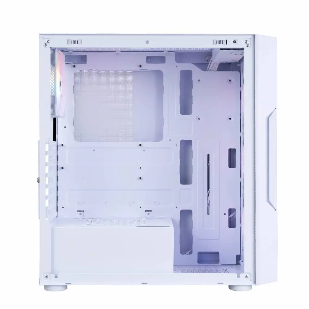 Кутия 1stPlayer TRILOBITE T7 White Case ATX - 4 fans included