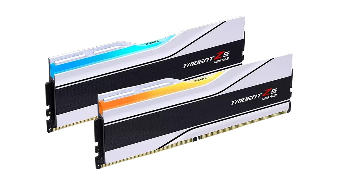 Памет G.SKILL Trident Z5 Neo RGB 48GB (2x24GB) DDR5-6400 CL32 AMD EXPO - F5-6400J3239F24GX2-TZ5NRW