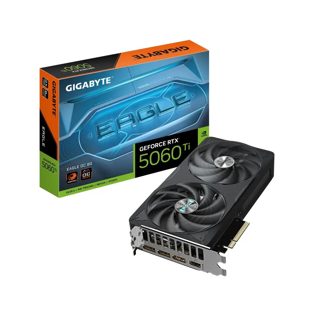 Видео карта Gigabyte GeForce RTX 5060 Ti EAGLE OC 8GB GDDR7