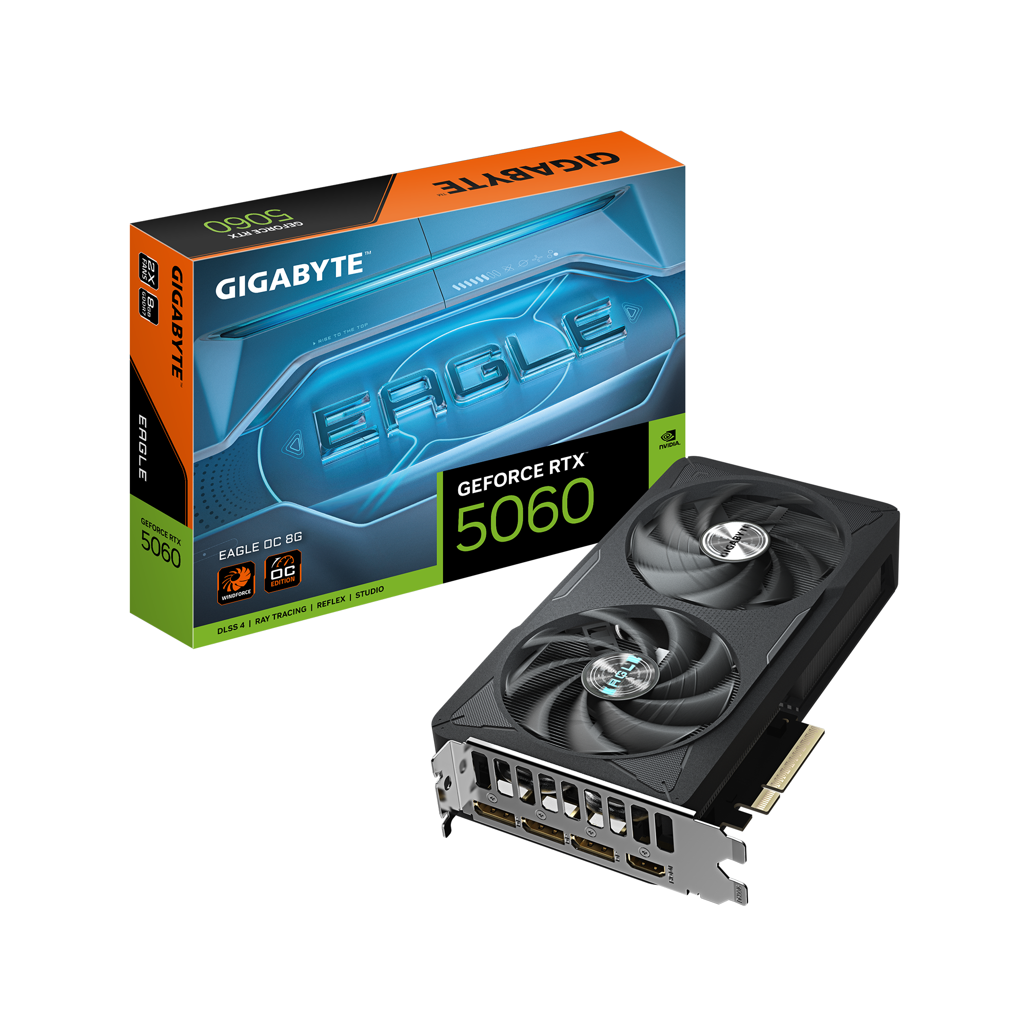 Видео карта Gigabyte GeForce RTX 5060 EAGLE OC 8GB GDDR7