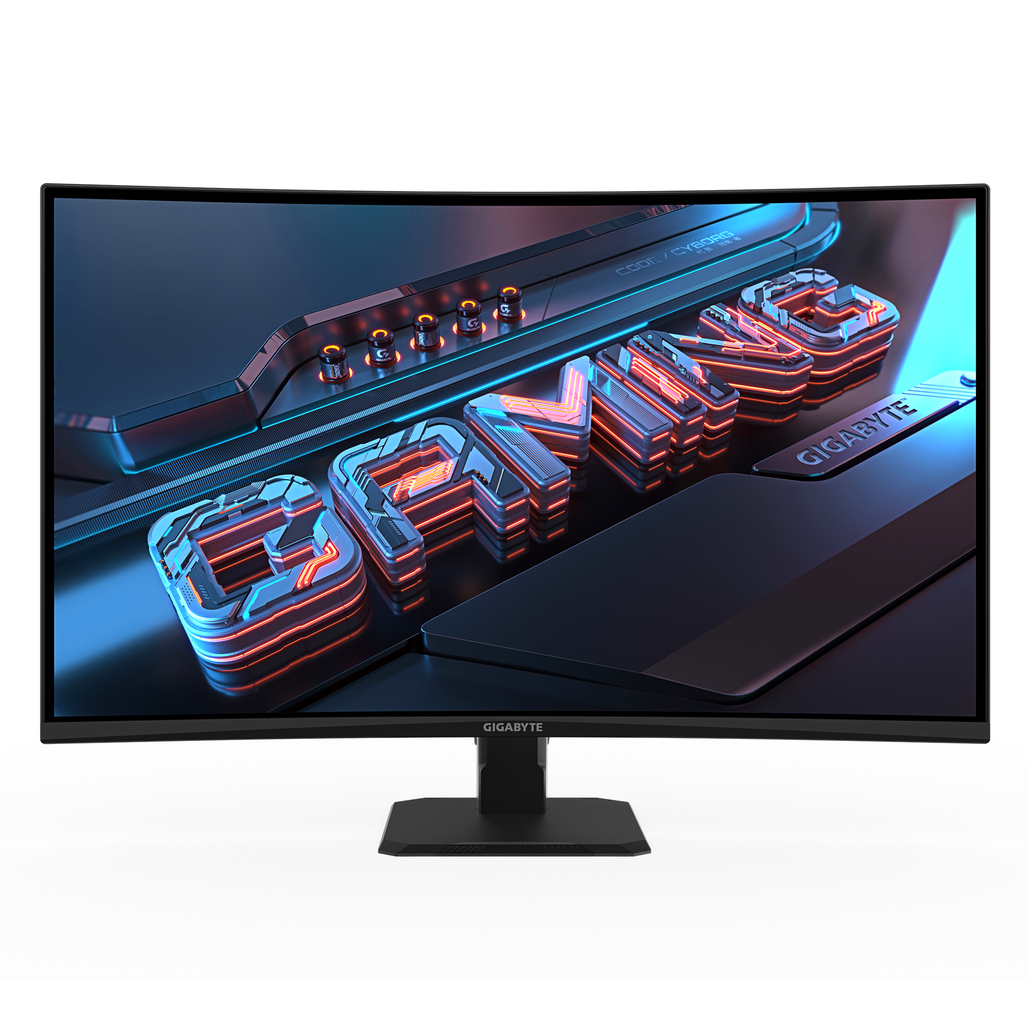 Геймърски Монитор Gigabyte GS32QCA - 32" VA 1500R, QHD (2560x1440), 180Hz, 1ms, HDR Ready