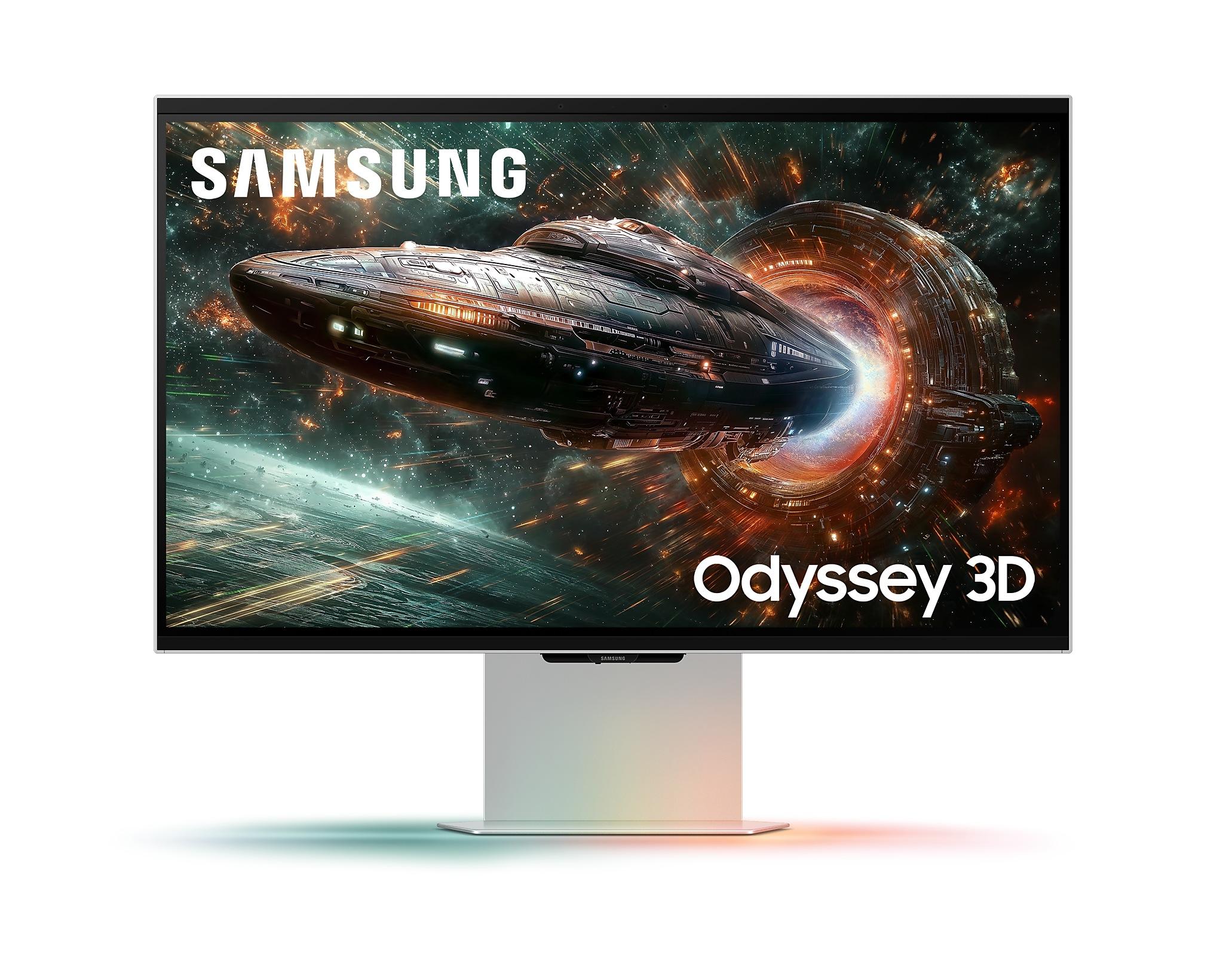 Монитор SAMSUNG Odyssey 3D G6 G90XF, 27" IPS, 4K UHD 3840x1440, 165Hz, 1ms, HDMI, DP, G-SYNC Compatible  