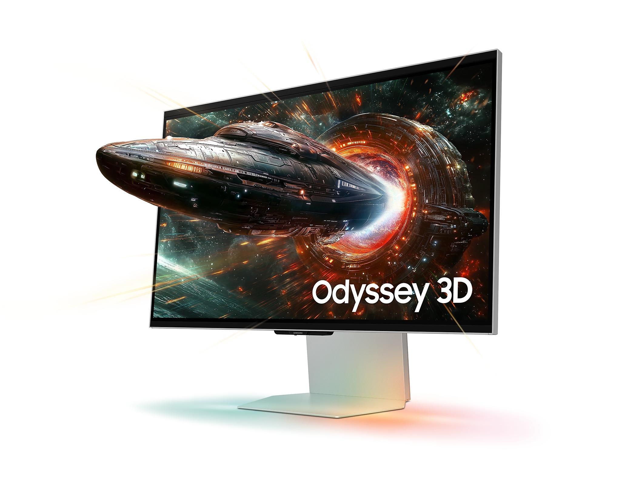 Монитор SAMSUNG Odyssey 3D G6 G90XF, 27" IPS, 4K UHD 3840x1440, 165Hz, 1ms, HDMI, DP, G-SYNC Compatible  