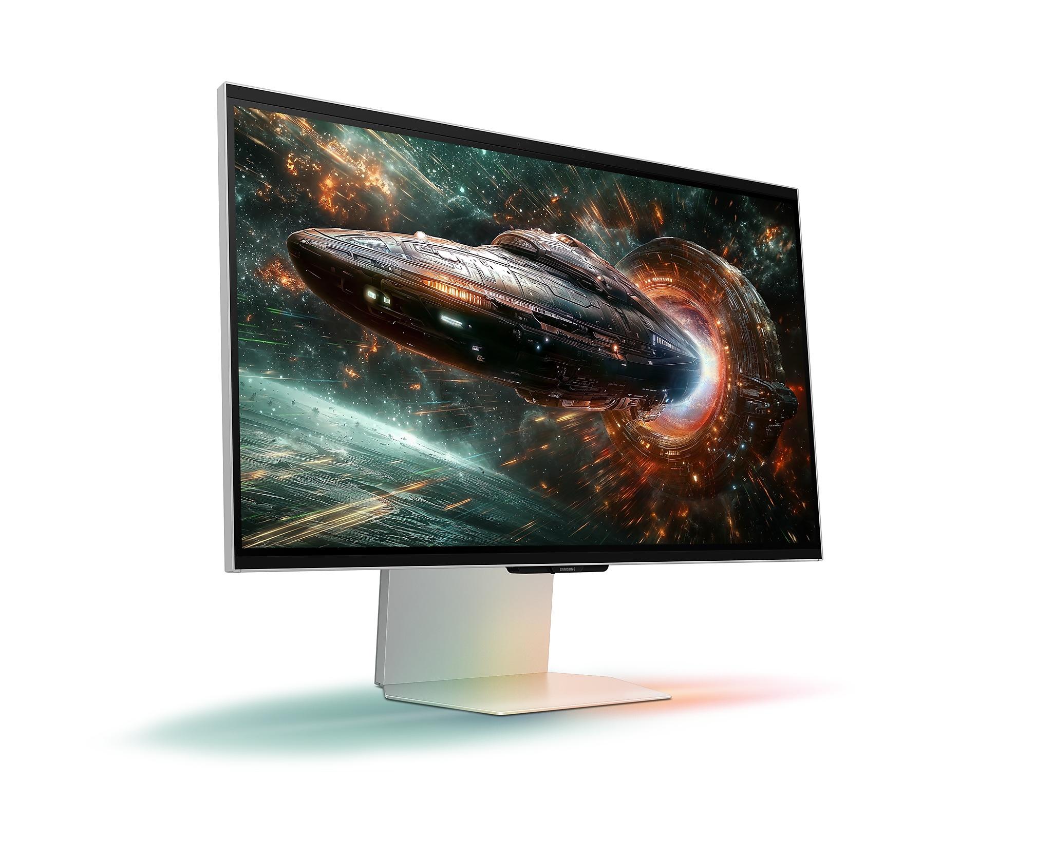 Монитор SAMSUNG Odyssey 3D G6 G90XF, 27" IPS, 4K UHD 3840x1440, 165Hz, 1ms, HDMI, DP, G-SYNC Compatible  