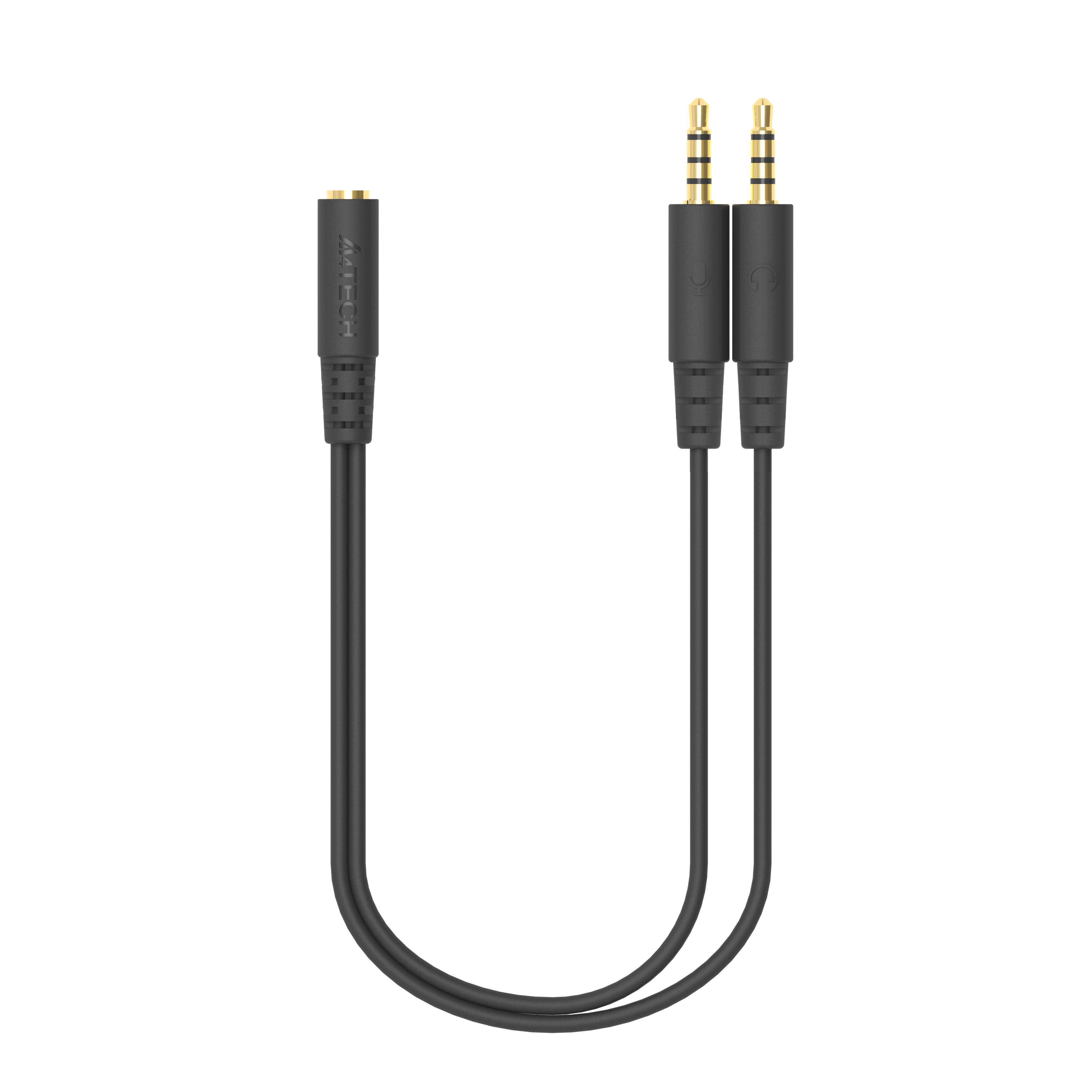 A4Tech Adaptateur 3.5 mm jack femelle - 2 x 3.5 mm jack mâle