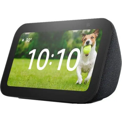 Смарт тонколона Amazon Echo Show 5, Gen 3, сензорен екран, гласов асистент, черен