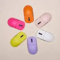 Геймърска мишка VXE Dragonfly R1 Pro Max 1K (4K compatible) - Kailh White Blade Switches, Yellow