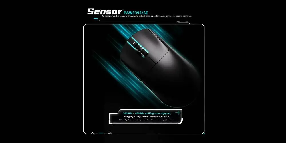 Геймърска мишка VXE Dragonfly R1 Pro Max 1K (4K compatible) - Kailh White Blade Switches, Purple