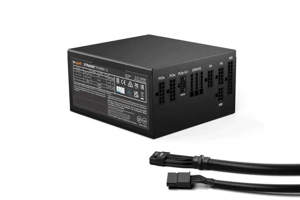 Захранване be quiet! Straight Power 12 1000W 80 Plus Platinum ATX 3.1 PSU - BN338