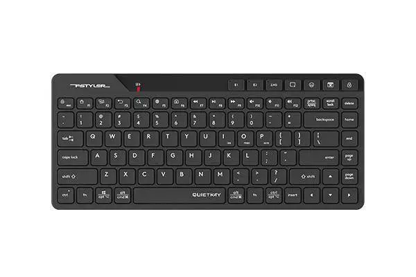 A4tech FBK26C AS Fstyler безжичнa мини тиха клавиатура, Multi-mode, презареждаема батерия, USB,кирилизирана