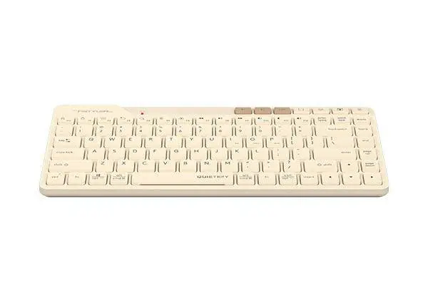 A4tech FBK26C AS Cafe Latte Fstyler безжичнa мини тиха клавиатура, Multi-mode, кирилизирана