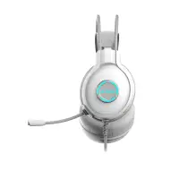 А4tech Fstyler FH300U Слушалки с микрофон USB, Noice Cancelling, бял