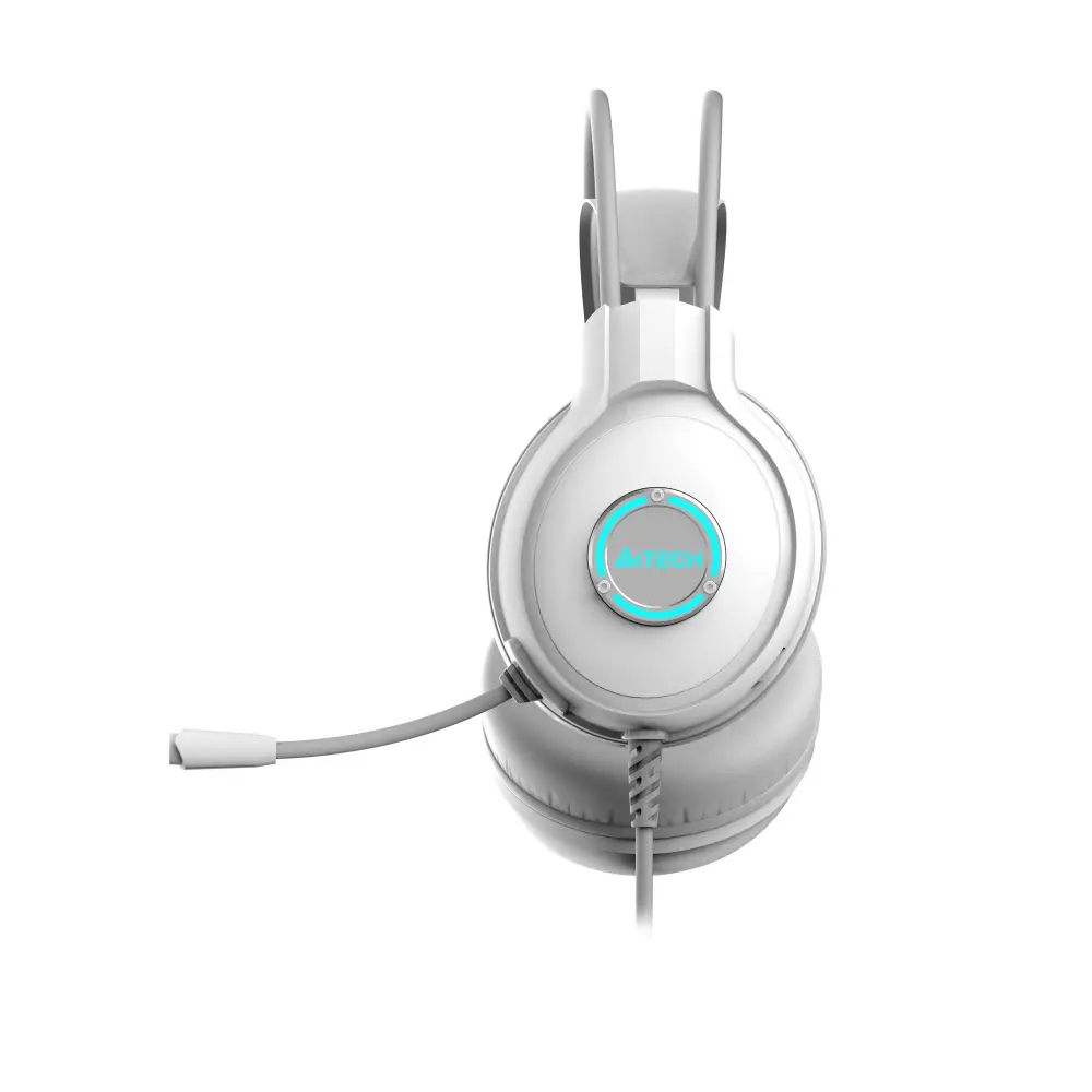 А4tech Fstyler FH300U Слушалки с микрофон USB, Noice Cancelling, бял