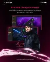 Геймърска механична клавиатура ATK RS6 Ultra - 8K, Gateron Jade Gaming [Linear] - Sakura Warrior