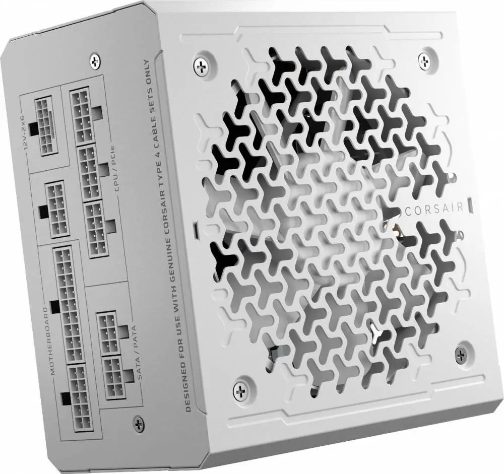 Захранване Corsair RMe Series 2025 RM1000e White 1000W ATX 3.1, PCIe 5.1 - CP-9020294-EU
