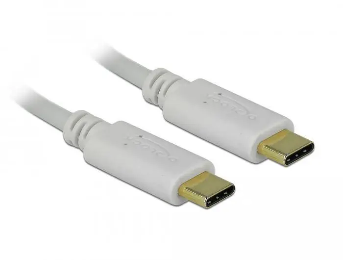 Кабел за зареждане DeLock PD, USB-C мъжко >USB-C мъжко, 100W, 15 cm