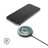 HAMA Безжично зарядно устройство Qi2, 15 W, черно, за Apple