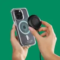 HAMA Безжично зарядно устройство Qi2, 15 W, черно, за Apple
