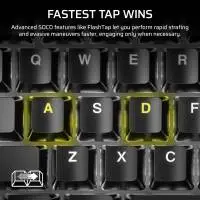 Геймърска механична клавиатура CORSAIR K70 Core RGB Corsair Linear Red Switch - Carbon Gray