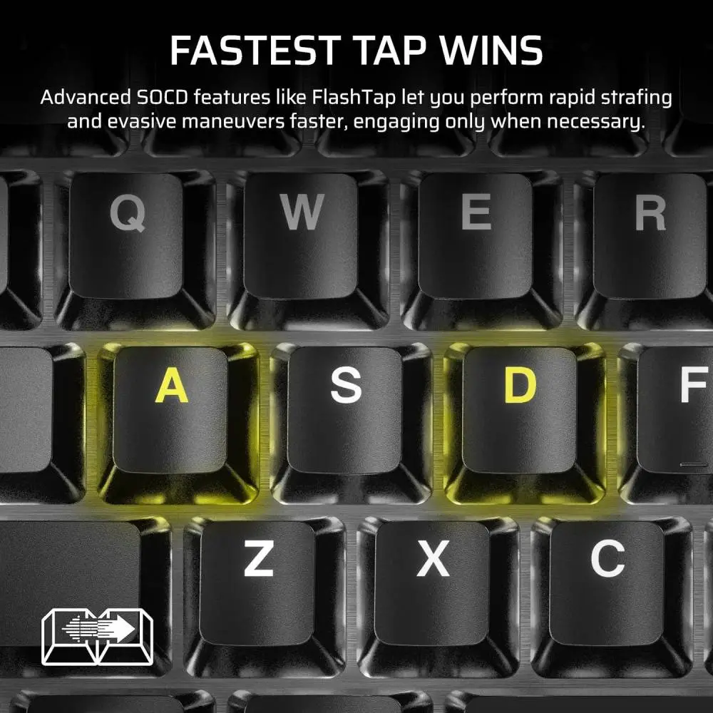 Геймърска механична клавиатура CORSAIR K70 Core RGB Corsair Linear Red Switch - Carbon Gray