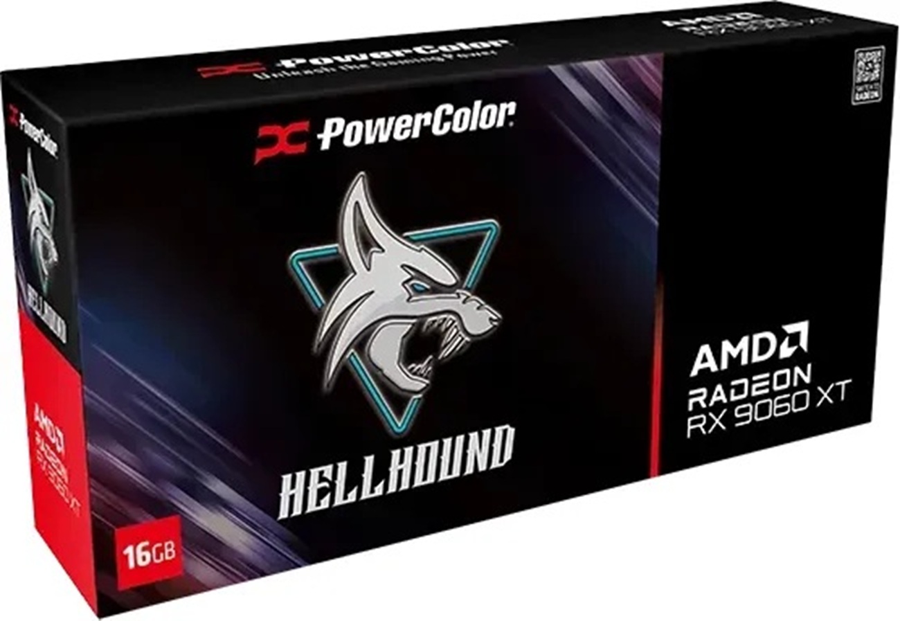 Видео карта PowerColor Radeon RX 9060 XT Hellhound OC 16GB GDDR6
