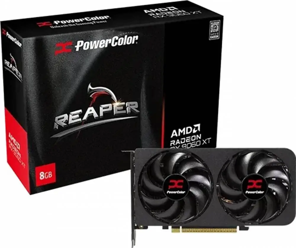 Видео карта PowerColor Radeon RX 9060 XT Reaper 8GB GDDR6