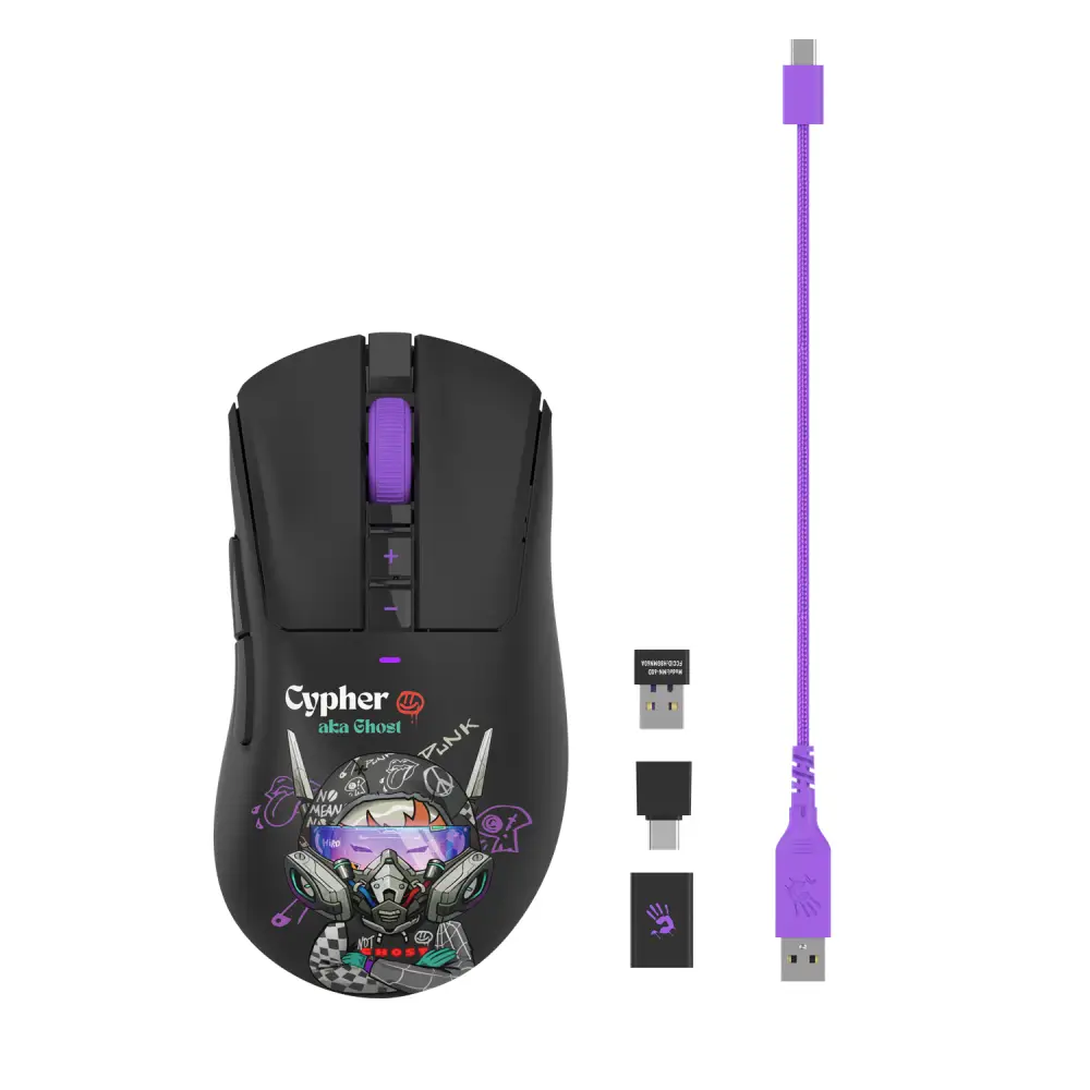 Геймурска мишка A4tech Bloody R73 Pro Cypher Ghost