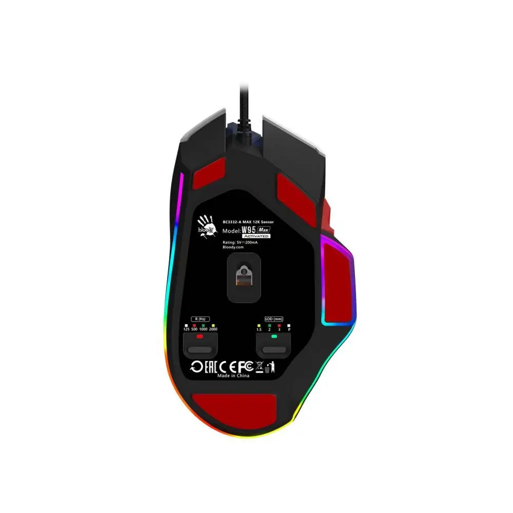 Геймръска мишка A4tech Bloody W95Max Sports Navy