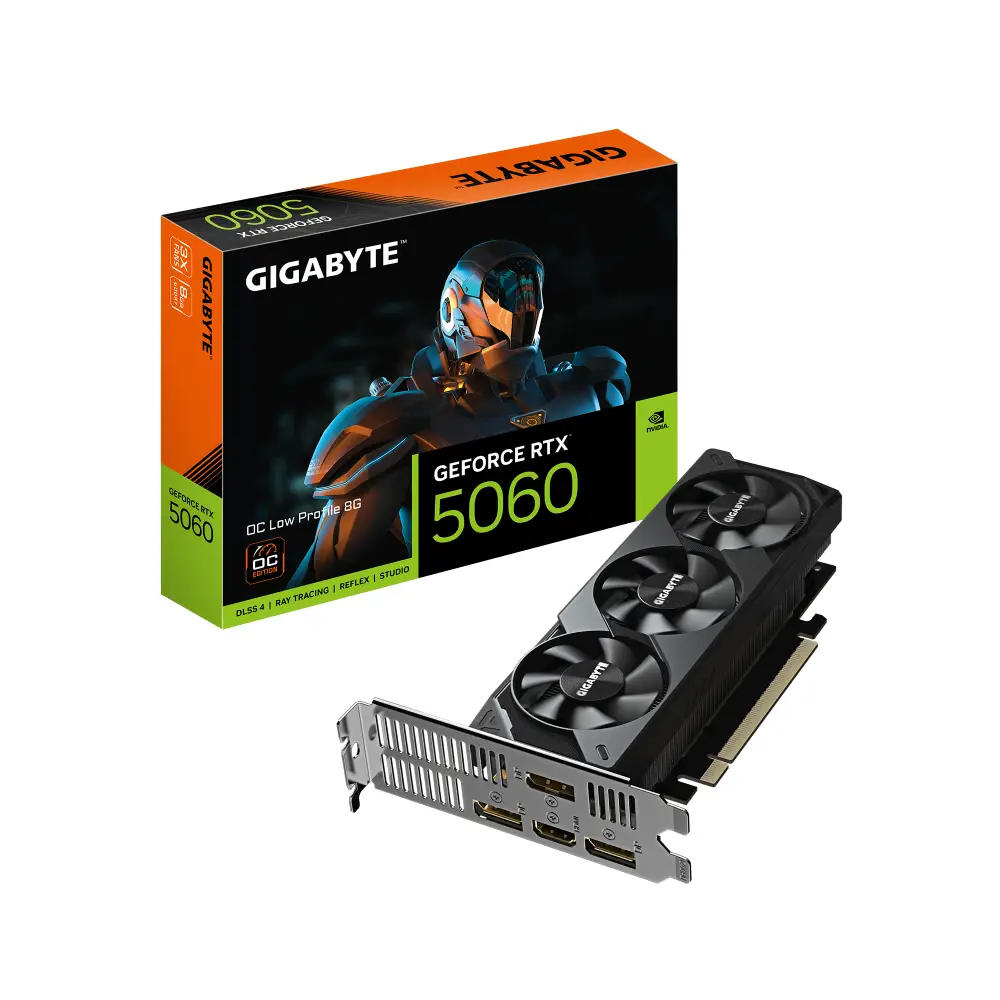 Видео карта Gigabyte GeForce RTX 5060 Low Profile OC 8GB GDDR7