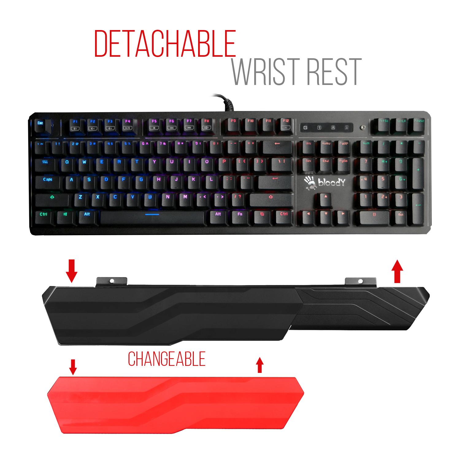 Gaming μηχανική πληκτρολόγιο A4tech Bloody B975 Brown switch