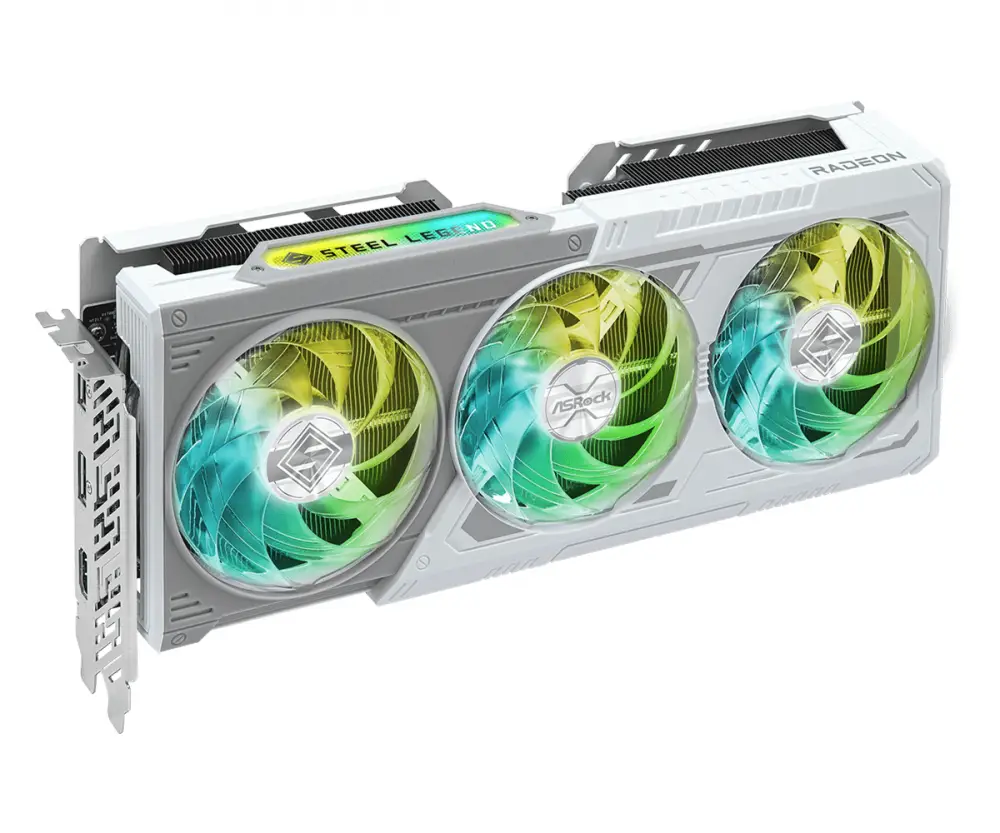Видео карта Asrock Radeon RX 9060 XT Steel Legend 16GB OC GDDR6