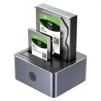 Unitek докинг станция Storage - HDD Dock - 2 BAY - Y-3026GY01-EU