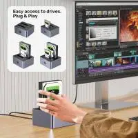 Unitek докинг станция Storage - HDD Dock - 2 BAY - Y-3026GY01-EU