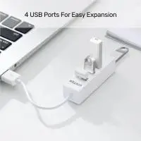 Unitek хъб USB 2.0 HUB 4 port White - Y-2146