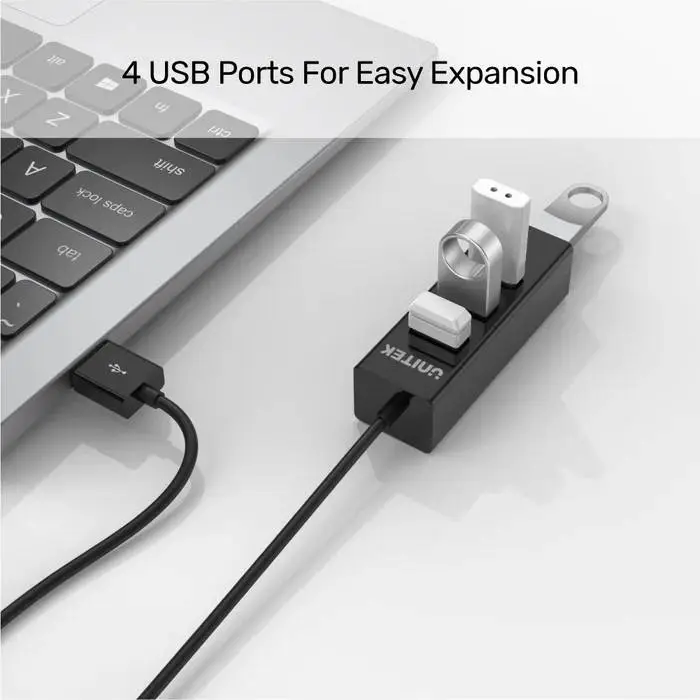 Unitek хъб USB 2.0 HUB 4 port - Y-2140