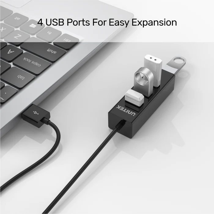 Unitek хъб USB 2.0 HUB 4 port - Y-2140